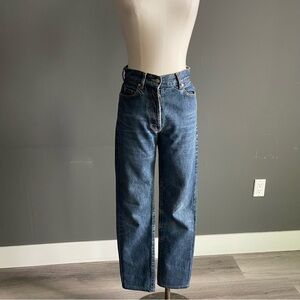 Comptoir des Cotonniers Straight Leg Jeans Medium Wash 100% Cotton Size 38
